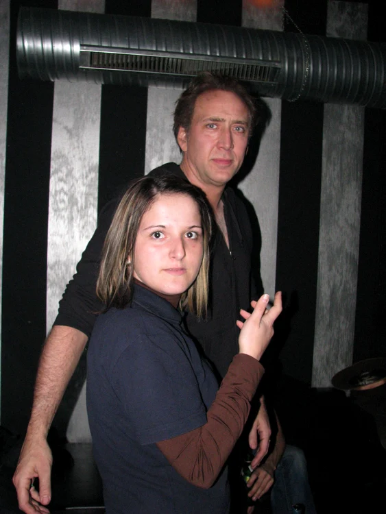 Fanii şi-au făcut poze cu Nicolas Cage