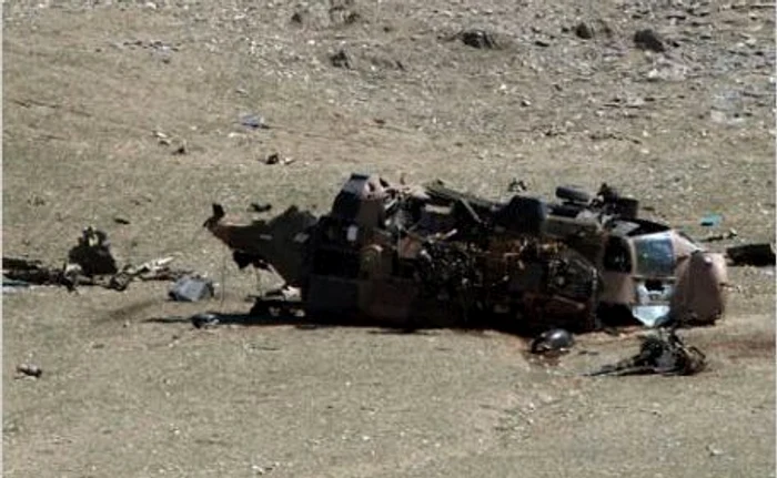 Elicopterul efectua operaţiuni de recuperare