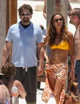 *EXCLUSIVE* Gerard Butler and Morgan Brown meet with friends at the beach in Mexico jpeg
