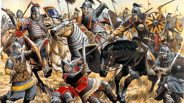 Bizantini vs barbari: lupta pentru imperiul universal png