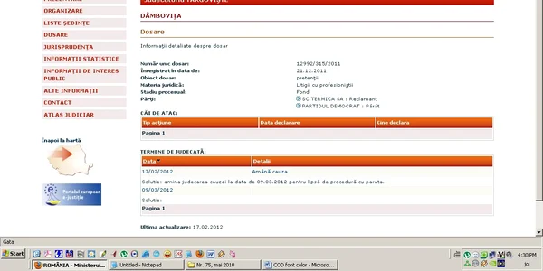 Conducerea Termica nu-i mai iartă pe datornici