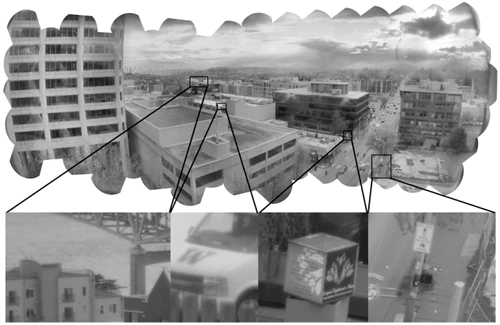 Fotografii pot mări diferite părţi ale imaginii pentru a le vedea în detaliu sporit