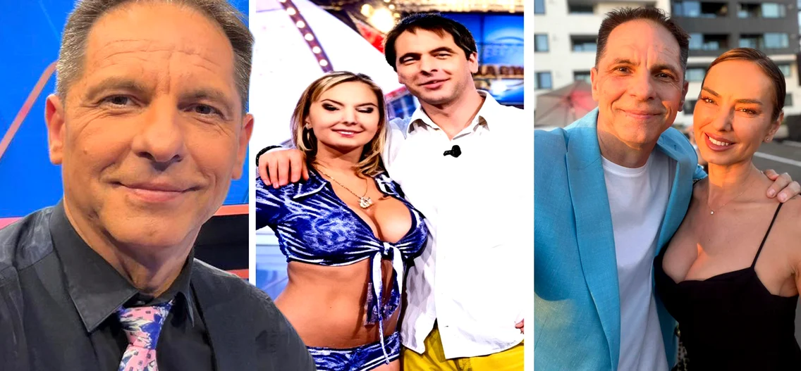 Dan Negru s-a fotografiat alături de Roxana Ionescu, după 23 de la ani de când colaborau la „Ciao, Darwin!”