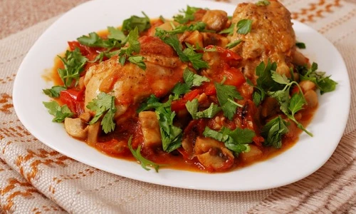 mancare de pui cu dovlecei si ardei 580x400 jpeg