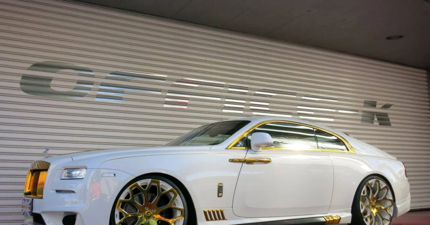 Rolls Royce-ul aurit modificat de japonezi