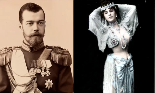 Țarul Nicolae al Rusiei și Mathilde Kschessinka  foto   Profimedia jpg