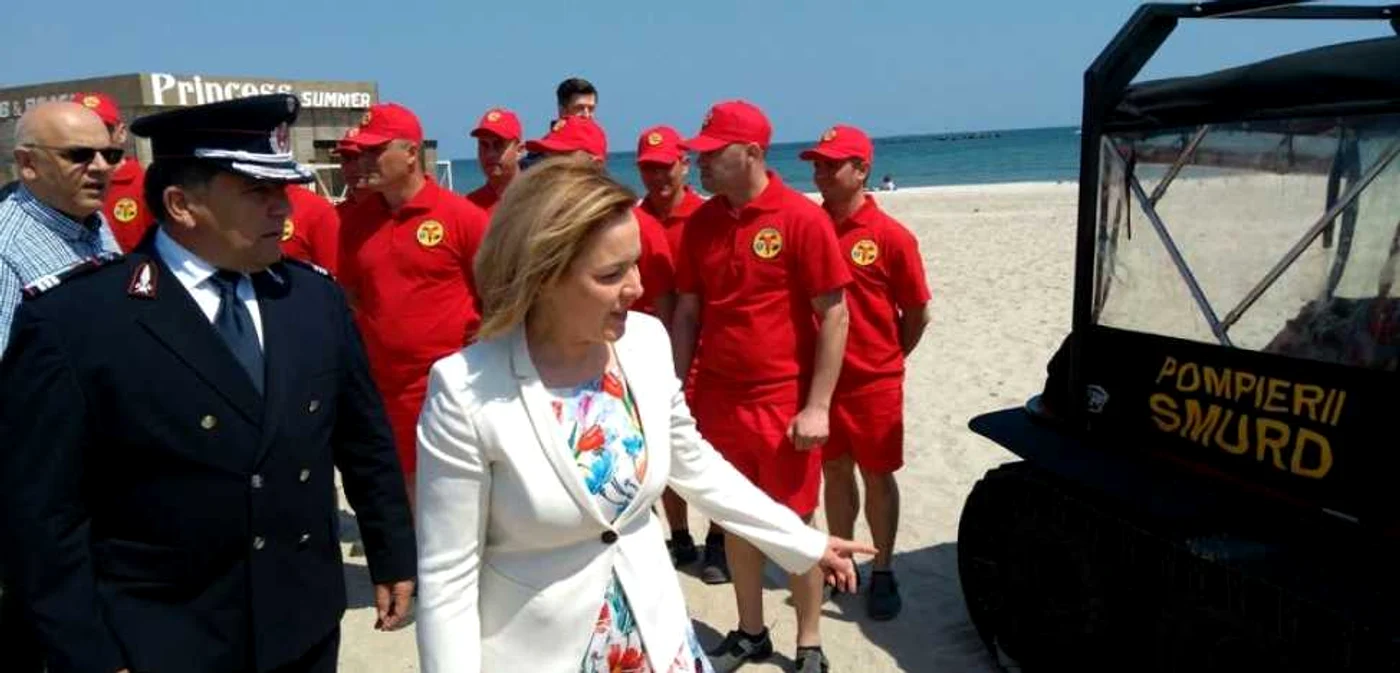 Ministrul Carmen Dan a vizitat sâmbătă Mamaia FOTO News.ro