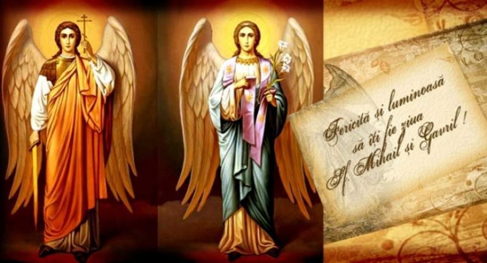 Peste 1,4 milioane de români îşi sărbătoresc onomastica de Sfinții Mihail şi Gavriil