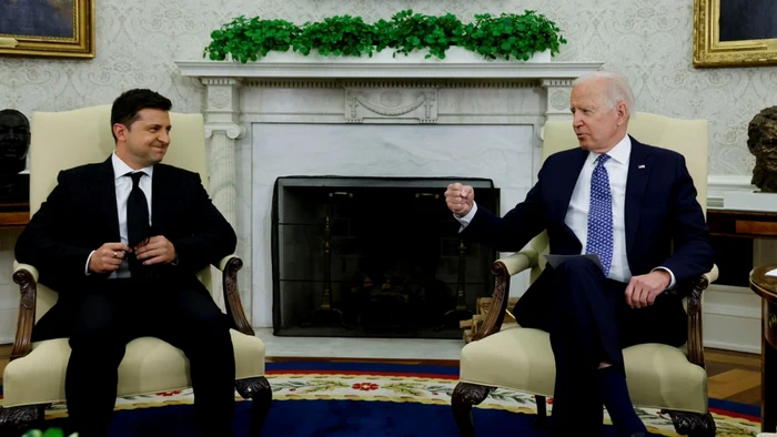 Preşedintele Ucrainei Volodimir Zelenki, primit la Casa Albă de omologul său american Joe Biden