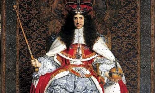 Regele Carol al II lea în 1661, la încoronarea sa, profimedia 0888652739 jpg