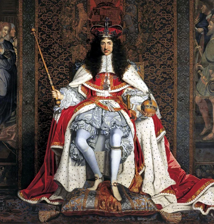 Regele Carol al II lea în 1661, la încoronarea sa, profimedia 0888652739 jpg