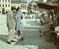Portret realizat în Piața Sfatului din Brașov în anii 40 prelucrare digitală colecția AdF Sursă Arhiva de Fotografie