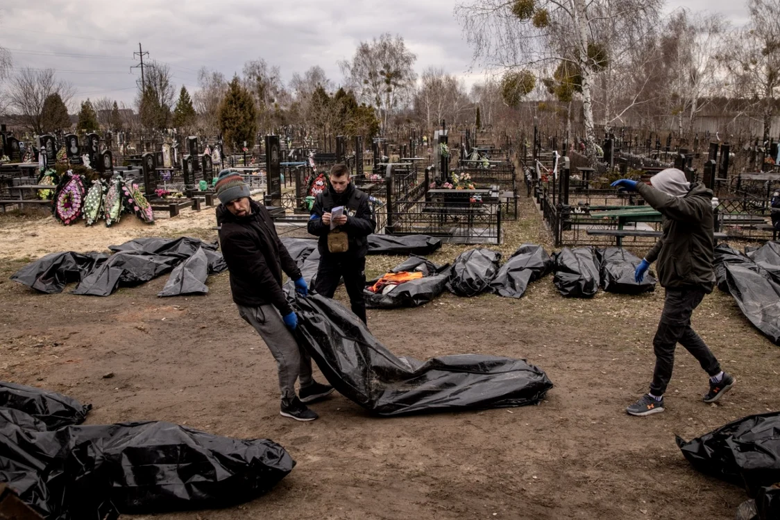 Oficialii ruşi au negat implicarea în masacrul de la Bucha. FOTO: Getty Images