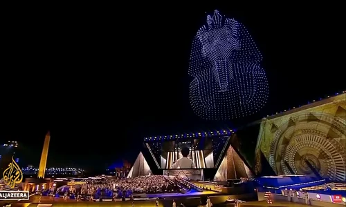 Inaugurarea Marelui Muzeu Egiptean (foto: Captură video Youtube / Al Jazeera English)