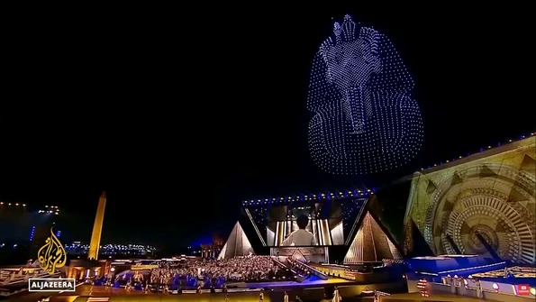 Inaugurarea Marelui Muzeu Egiptean (foto: Captură video Youtube / Al Jazeera English)