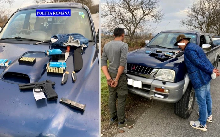 Tinerii au fost prinşi de poliţişti. FOTO: IPj hUNEDOARA