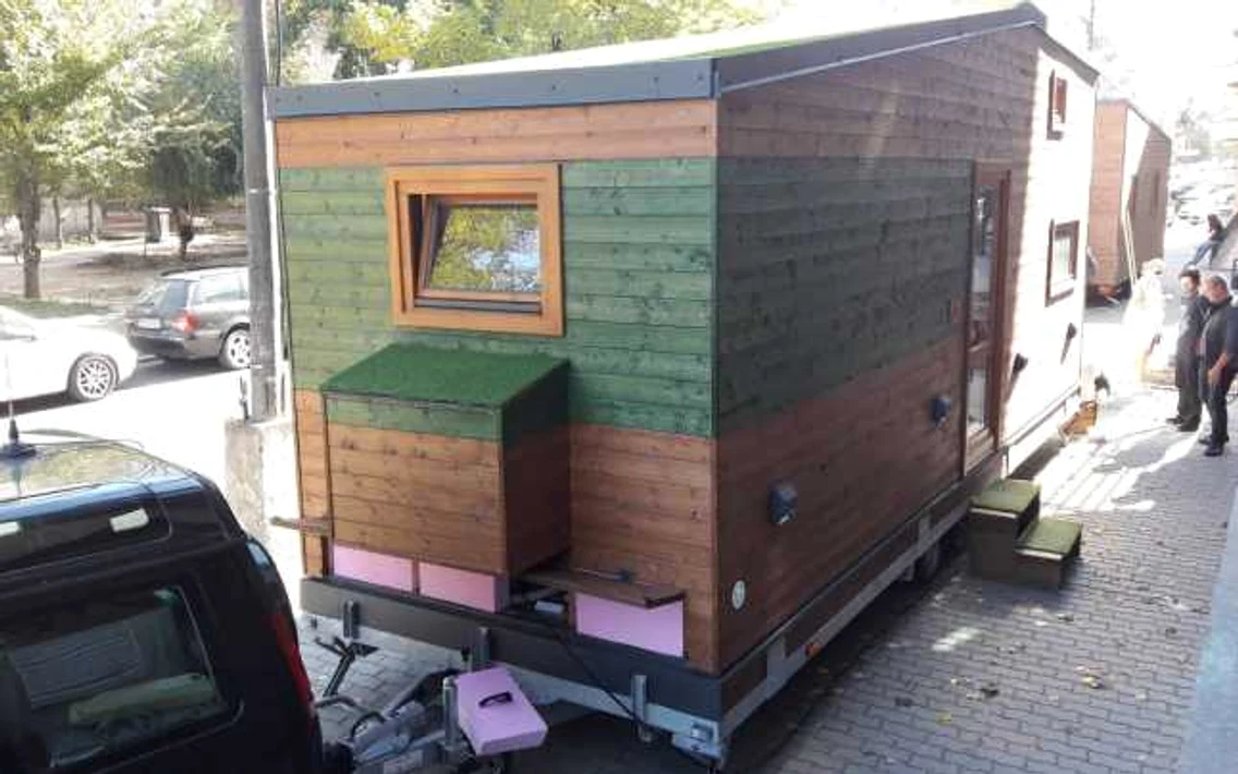 Căsuţe pe roţi fabricate în secuime de Eco Tiny House FOTO Ş.Both