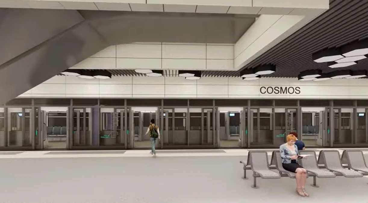 Schiță din proiectul metroului clujean FOTO proiect