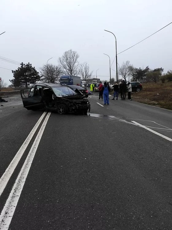 Accident grav în Galaţi, sursa: Grupul Şoferilor