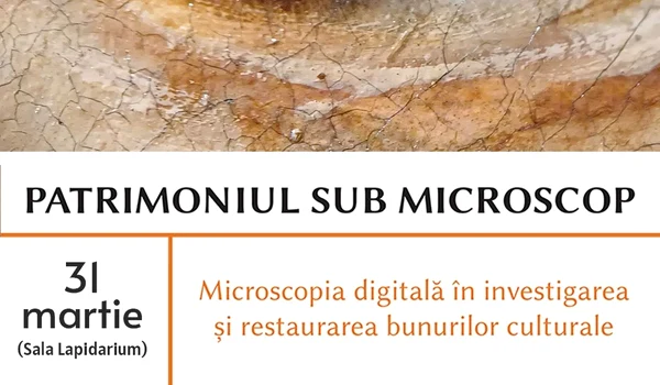 Workshop: Patrimoniul sub microscop. Microscopia digitală în investigarea și restaurarea bunurilor culturale, la MNIR