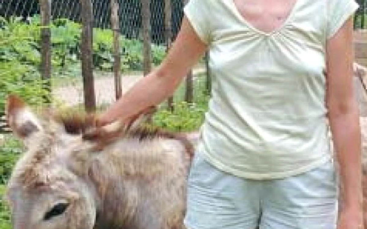 Adriana Cutuş îl răsfaţă mereu pe măgăruşul Fabrizzio