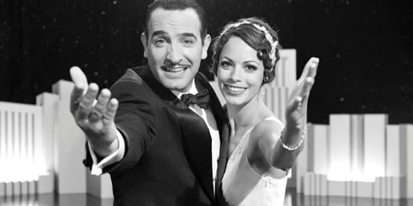 Jean Dujardin  şi Bérénice Bejo în „Artistul“