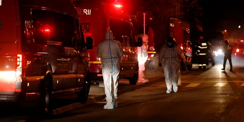 Incendiu la Spitalul Matei Balş din Bucureşti. FOTO Mediafax/Andreea Alexandru