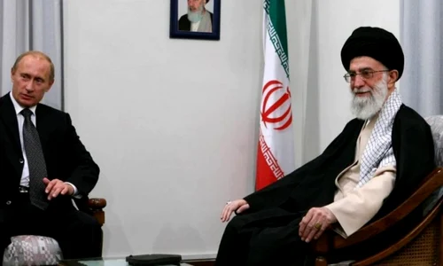 Vladimir Putin şi Ali Khamenei FOTO AFP