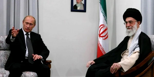 Vladimir Putin şi Ali Khamenei FOTO AFP