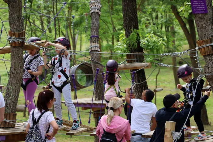 Parcul de Aventură "EscapeLand" de la Galați FOTO: CJ Galați