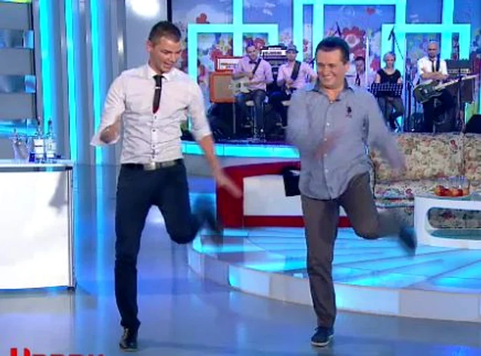 Valentin Luca şi nea Marin (captură: PRO TV)