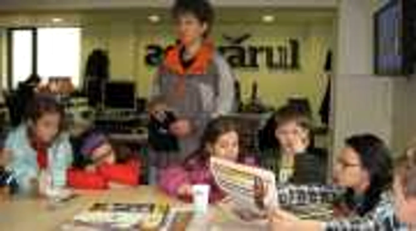 Micuţii au stat la masa „Adevărul de Seară“. Foto: Ionuţ Dincă