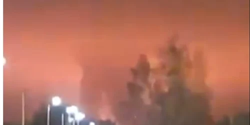 depozit de munitii in flacari FOTO Captura video jpg