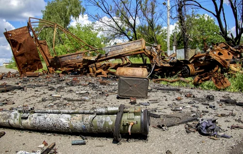 Razboi Ucraina Rusia 16 17 mai 2022 distrugeri Harkov FOTO EPA-EFE