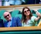 Simona Halep și Daniel Dobre, în Loja Regală de la Wimbledon. Foto Instagram
