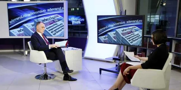 Sorin Cimpeanu la Adevarul Live FOTO Eduard Enea 