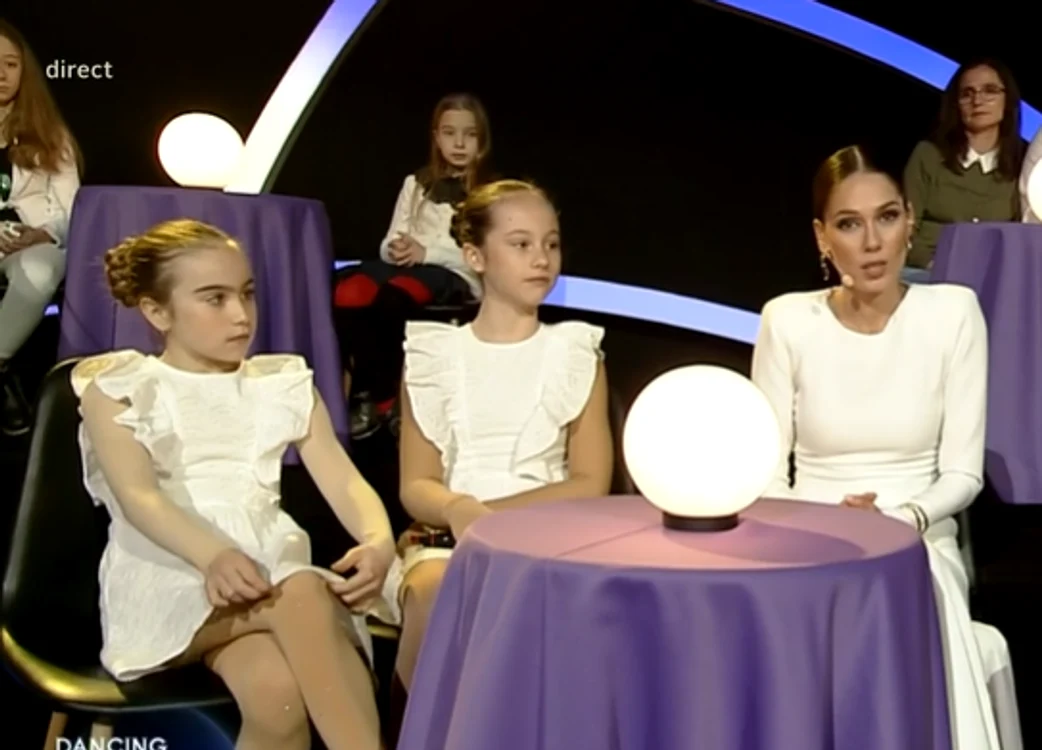 Vica și Eva au dansat la „Dancing on Ice” în scop umanitar Foto: Captură Video