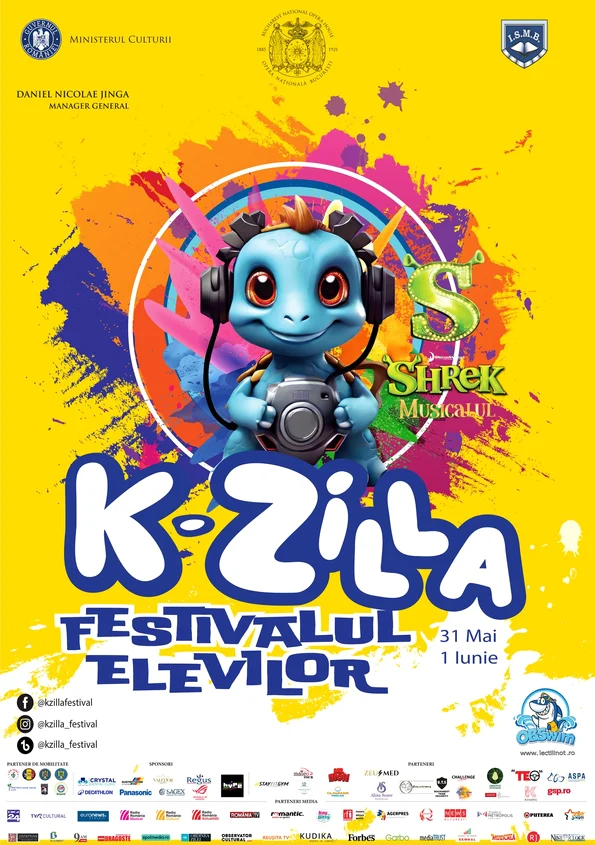 KZilla Festival 2025, eveniment dedicat Zilei Copilului, pe esplanada Operei Naționale București