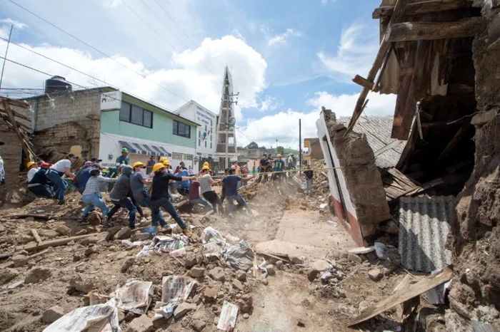 Cutremurul din Mexic a făcut sute de victime: Foto: AFP