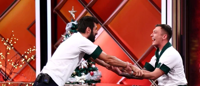 Michele Răduță, din echipa verde, al treilea finalist foto: Antena 1