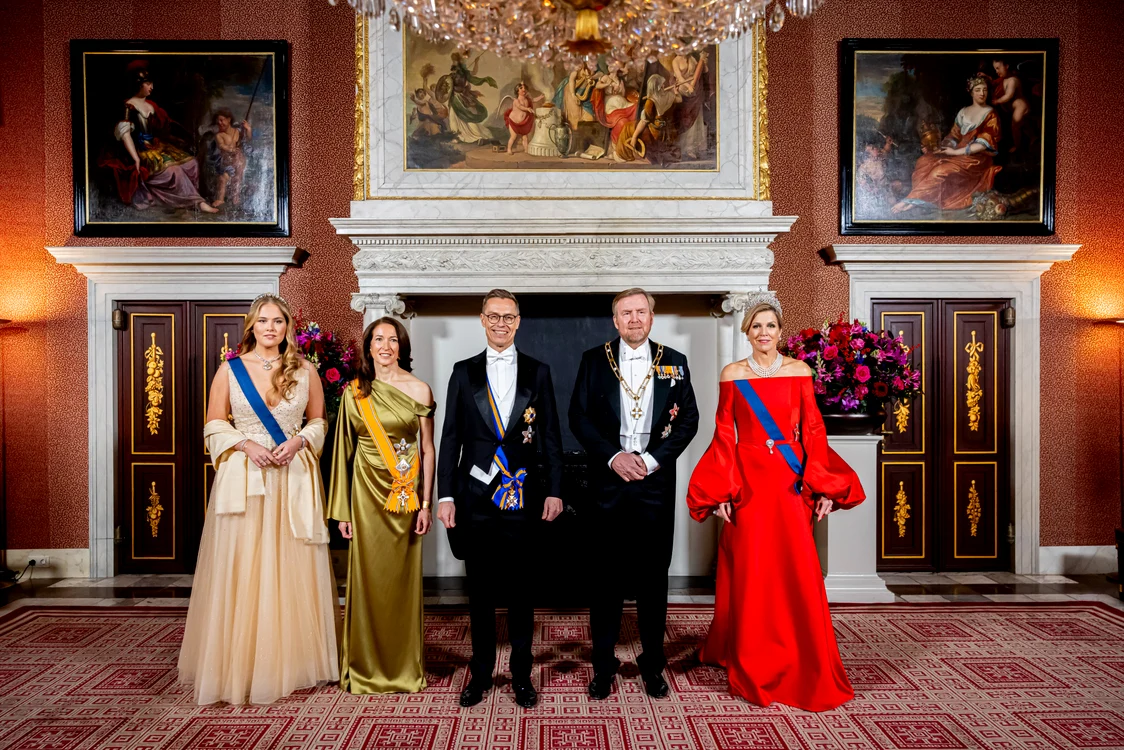 Prințesa Amalia a Olandei la un banchet de stat oferit președintelui Alexander Stubb al Finlandei la Palatul Regal Amsterdam, GettyImages (3) (1) jpg