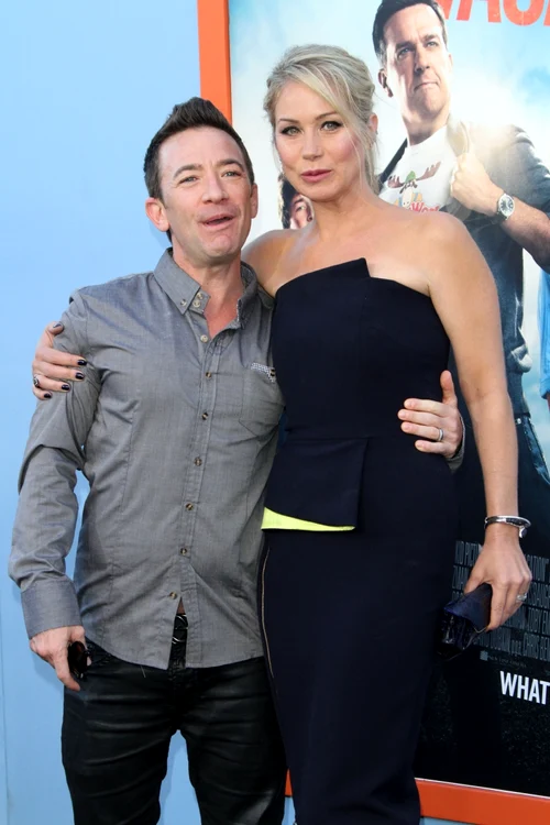 David Faustino şi Christina Applegate, la premiera filmului "Vacation", în vara lui 2015