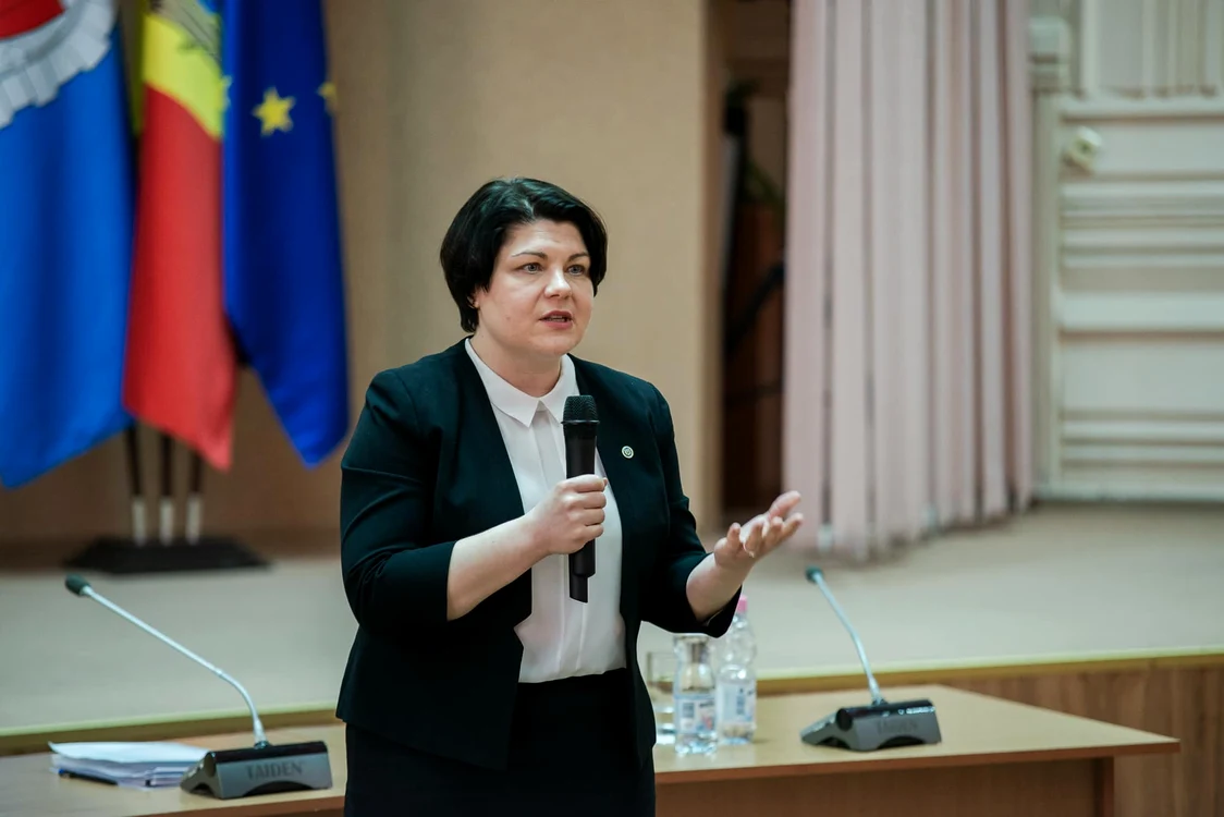 Gavrilița a cerut investigarea incidentelor din port. FOTO: Facebook.com/ Natalia Gavrilița PM