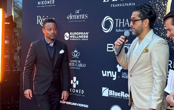 Cuba Gooding Jr., alături de Ouatu. FOTO: Click!