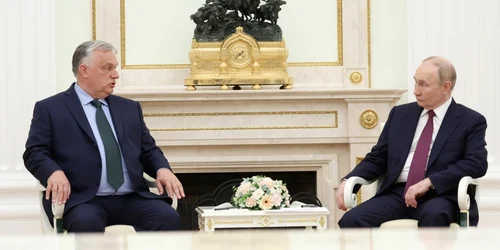 Viktor Orban si Vladimir Putin la o intrevedere la Kremlin FOTO EPA EFE jpg