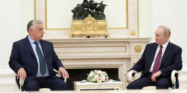 Viktor Orban si Vladimir Putin la o intrevedere la Kremlin FOTO EPA EFE jpg