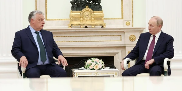 Viktor Orban si Vladimir Putin la o intrevedere la Kremlin FOTO EPA EFE jpg