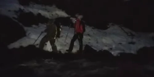 interventie in muntii maramuresului in conditii meteo extreme  foto captura video jpg