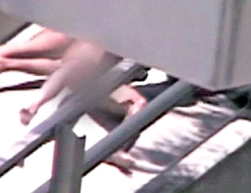 Cei doi, victimă şi agresor, se aflau într-o parcare din centrul oraşului Miami
