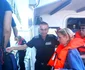 Pasagerii navei eșuate pe Dunăre au fost evacuați FOTO Facebook / Poliția Bulgară